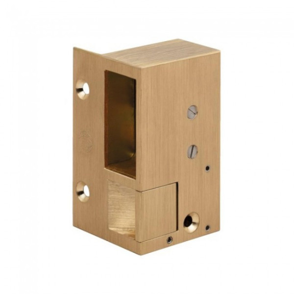Gâche électrique en applique - à émission – bronze – 1 MÉTALUX