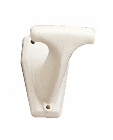 Patère plastique blanc BRICOZOR