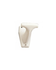 Patère plastique blanc BRICOZOR
