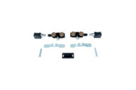 Garniture pour rail invisible Xperta porte coulissante bois max 100 kg ARGENTA