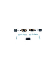 Garniture pour rail invisible Xperta porte coulissante bois max 100 kg ARGENTA