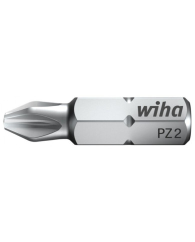 Embouts de vissage Pozidriv - PZ2 - longueur 25 mm - par 10 WIHA