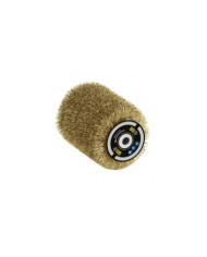 Brosse fils acier laitonné - pour rénovateur Rex 80 - 80x100 mm FARTOOLS