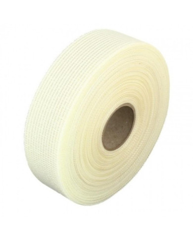 Bande à joint pour plaque de plâtre - fibre de verre adhésive - 153 m BRICOZOR
