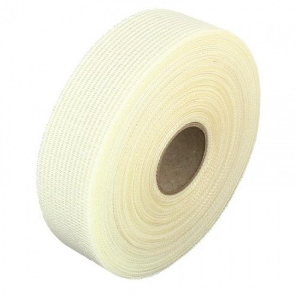 Bande à joint pour plaque de plâtre - fibre de verre adhésive - 153 m BRICOZOR