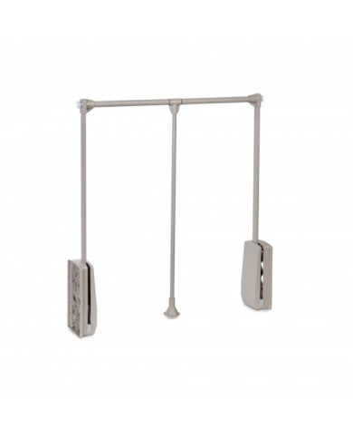 Penderie escamotable Hang gris pierre - charge 12 kg EMUCA