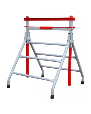 Tréteau bâtiment en acier - réglable - hauteur 80 à 130 cm OUTIFRANCE