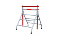 Tréteau bâtiment en acier - réglable - hauteur 80 à 130 cm OUTIFRANCE