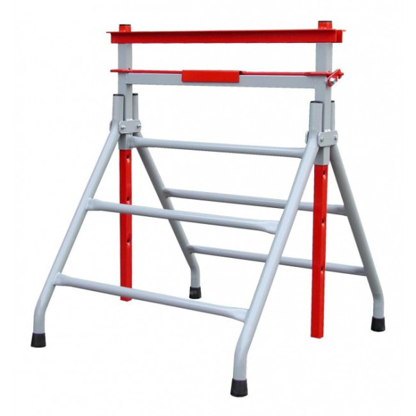 Tréteau bâtiment en acier - réglable - hauteur 80 à 130 cm OUTIFRANCE