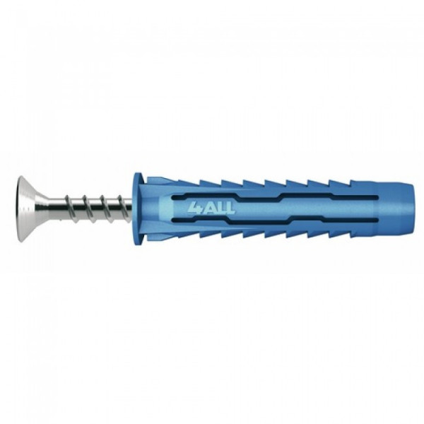 Cheville nylon pour matériaux pleins ou creux avec vis – 4ALL RAWL