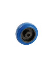 Roue à bandage caoutchouc bleu AVL