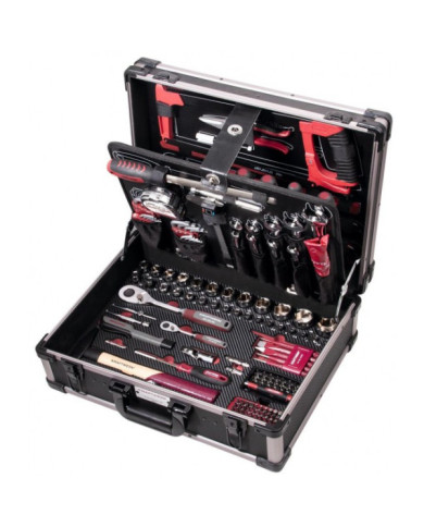 Coffret outil professionnels en aluminium - 263 pièces KRAFTWERK