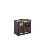 Cuisinière à bois Rosa XXL 5.0 Steel noir - 11 kw LA NORDICA EXTRAFLAME
