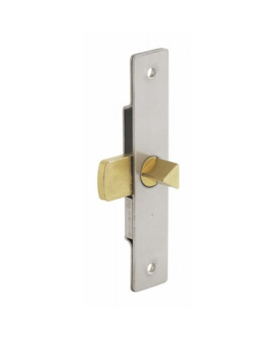 Serrure batteuse EDF, fouillot triangle de 11 mm, acier inox MÉTALUX