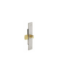 Serrure batteuse EDF, fouillot triangle de 11 mm, acier inox MÉTALUX