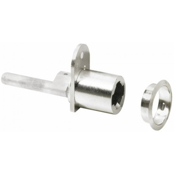 Serrure de meuble à levier avec rosette pour cylindre Z23 HETTICH