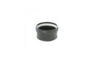Tampon émail noir pour conduit pellets - joint viton TEN