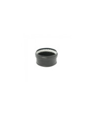 Tampon émail noir pour conduit pellets - joint viton TEN