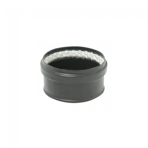 Tampon émail noir pour conduit pellets - joint viton TEN