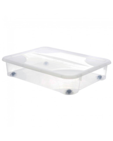 Boite rangement sous lit - 4 roues EDA PLASTIQUES