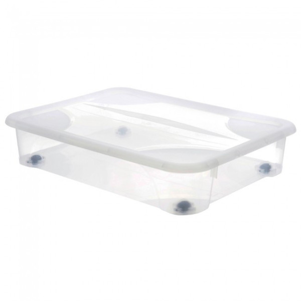 Boite rangement sous lit - 4 roues EDA PLASTIQUES