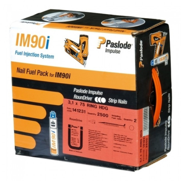 Pack clous inox crantés pour cloueur à gaz SPIT