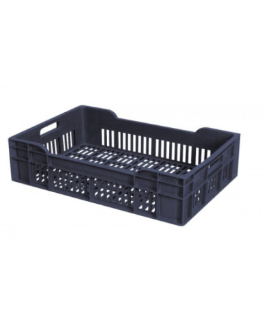 Caisse gerbable - 600x400mm - gris GILAC