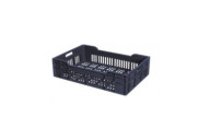 Caisse gerbable - 600x400mm - gris GILAC