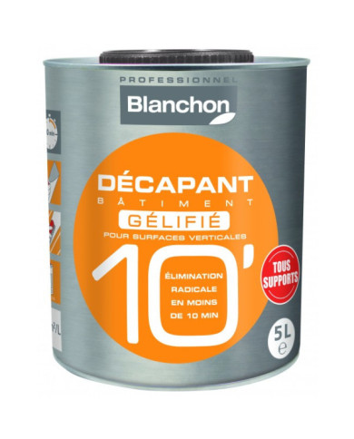 Décapant bâtiment - 10 minutes - gélifié - surfaces verticales BLANCHON