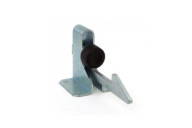 Arrêt à crochet à visser pour portail coulissant ou battant - 202 F-B COMUNELLO