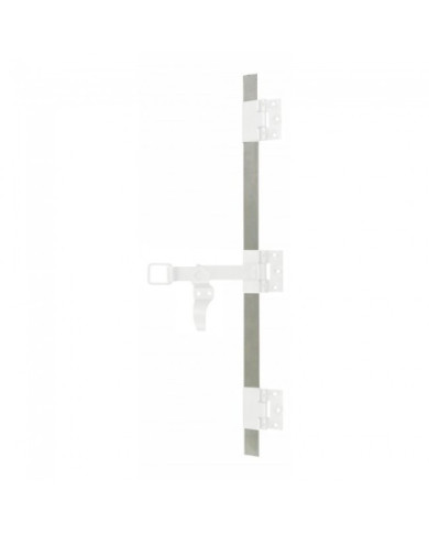 Tringle espagnolette plate en inox 316 brossé TORBEL