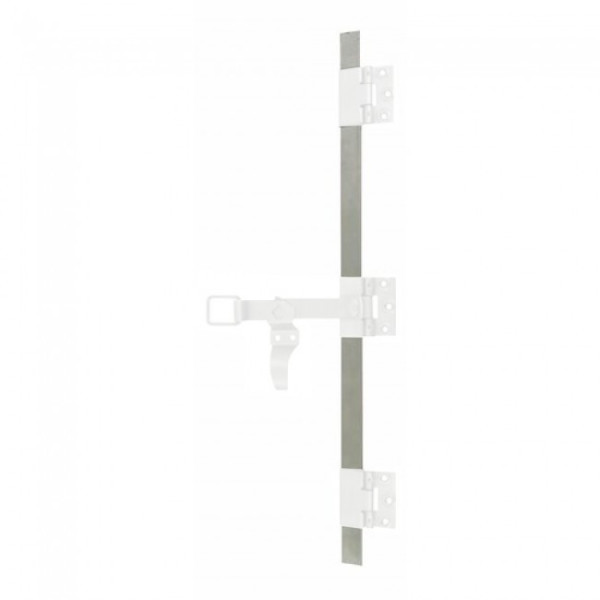 Tringle espagnolette plate en inox 316 brossé TORBEL