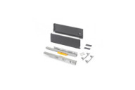 Tiroir en kit avec push synchro - côtés métal 178 mm - 40 kg - Vertex 3D EMUCA