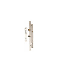 Serrure à larder à crochet - antidégondage - têtière inox - 28/25 MÉTALUX