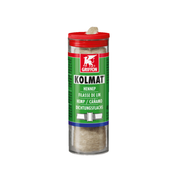 Filasse de lin en bobino - pour raccords filetés étanches - Kolmat GRIFFON
