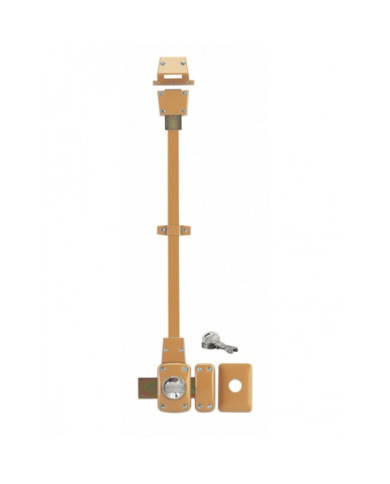 Verrou multipoints en applique - à bouton et cylindre rond - Mirage 6 FTH THIRARD