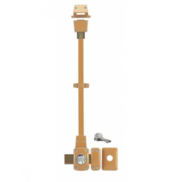 Verrou multipoints en applique - à bouton et cylindre rond - Mirage 6 FTH THIRARD