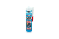 Mastic sanitaire W3 - silicone acétique - traité fongicide - 280 ml GEB