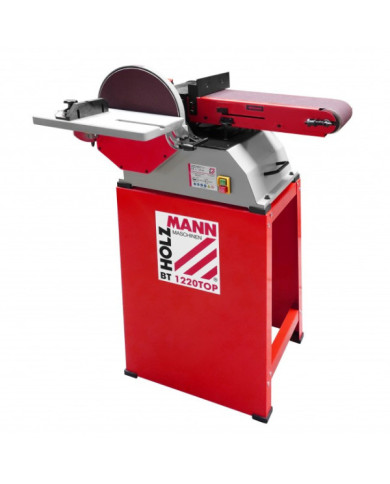 Ponceuse à bande et à disque 750W - BT1220TOP HOLZMANN