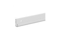 Rail pour cimaise aluminium H24 - 4000 mm - 80 kg de charge par mètre BRICOZOR