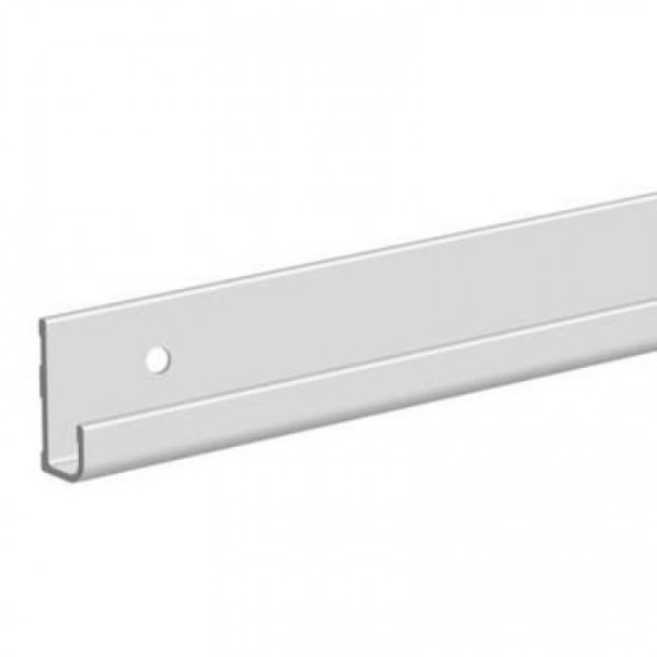 Rail pour cimaise aluminium H24 - 4000 mm - 80 kg de charge par mètre BRICOZOR