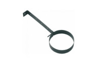 Collier acier émail noir mat - longueur 170 mm TEN