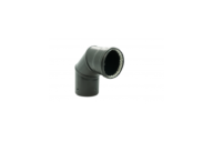 Coude acier émail noir à 90° - joint viton TEN