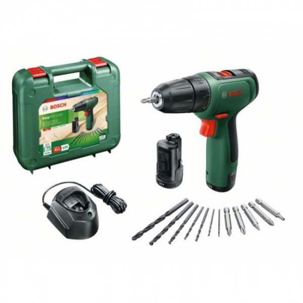 Coffret perceuse-visseuse Bosch Easydrill 1200 + 2 batteries 1,5Ah BOSCH