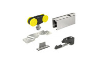 Kit complet pour porte coulissante MA80B rail + garniture - max 80 kg MANTION
