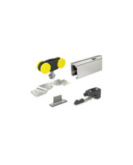 Kit complet pour porte coulissante MA80B rail + garniture - max 80 kg MANTION