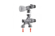 Corps de robinet thermostatique bitube à 2 voies R438TG GIACOMINI