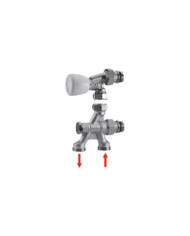 Corps de robinet thermostatique bitube à 2 voies R438TG GIACOMINI