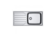 Évier inox à encastrer 100 x 50 cm - 1 cuve et 1 égouttoir - Flash FLN 611-XL FRANKE