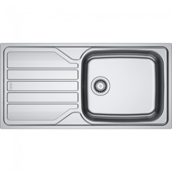 Évier inox à encastrer 100 x 50 cm - 1 cuve et 1 égouttoir - Flash FLN 611-XL FRANKE